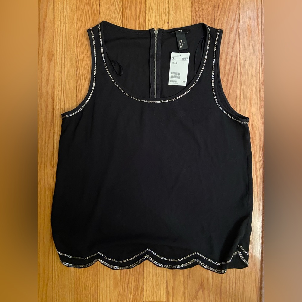 H&M sparkle top